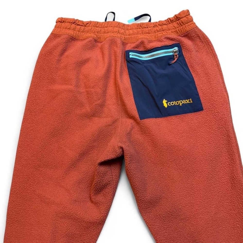 Cotopaxi Mens Small Orange Abrazo Fleece Jogger Sweatpants Casual